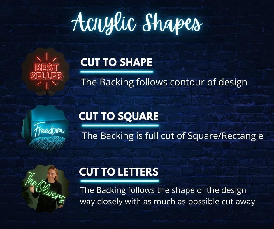 Custom Neon Sign| LED Personalized Acrylic Logo| RGB Home Decor Sign