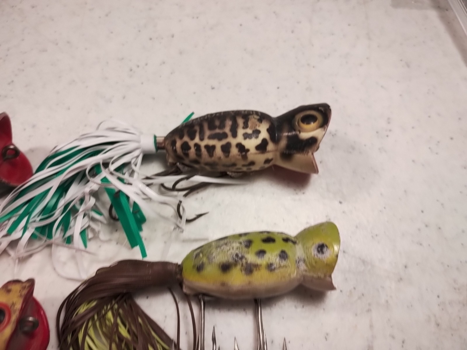 Lot of 9 Hula Popper & Crankbait Fishing Lures