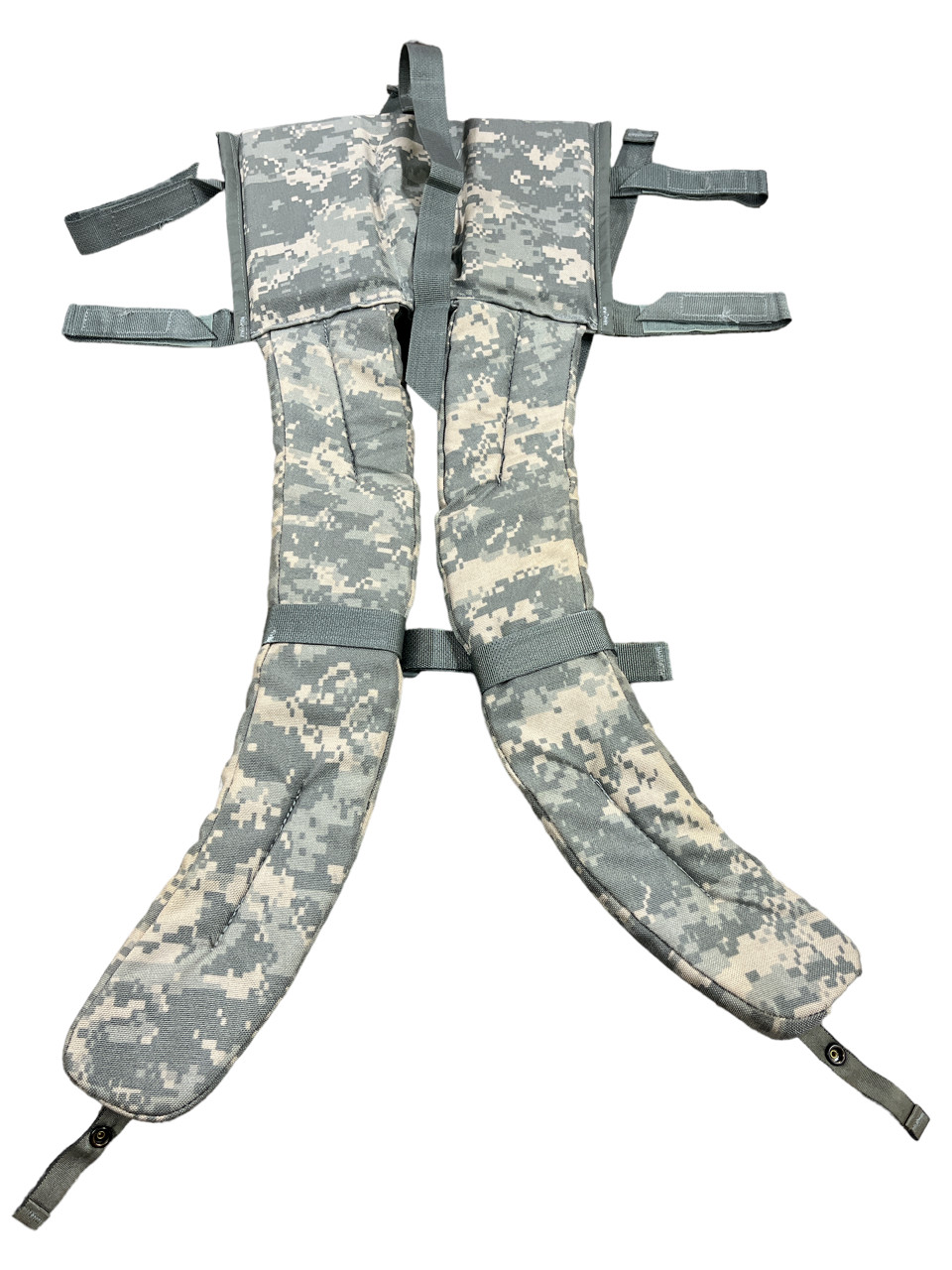 US MILITARY MOLLE II ENHANCED FRAME SHOULDER STRAPS w QR ACU for LARGE RUCKSACK