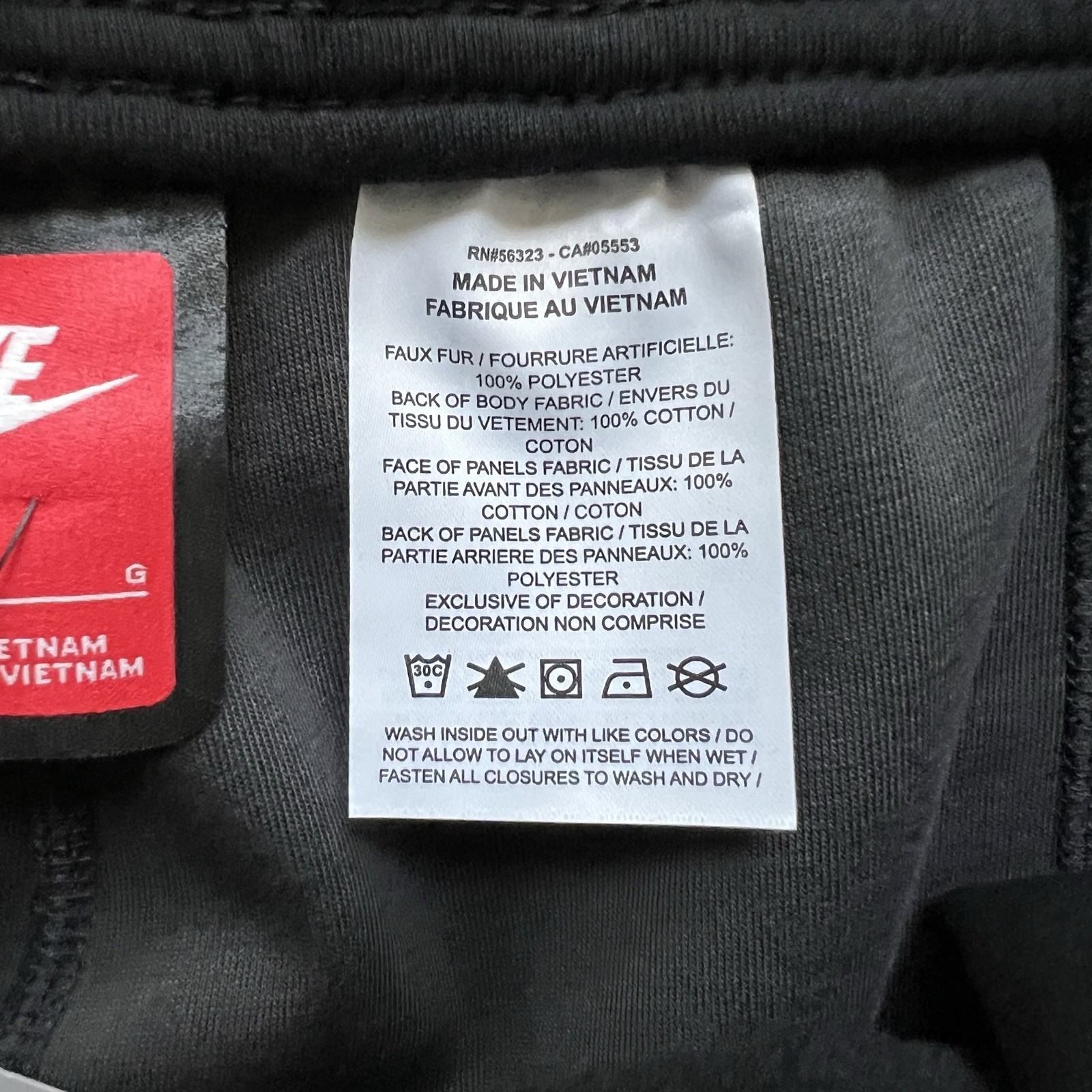 Nike Tech Boreas Open Hem Pants Black Anthracite New IB3365-010 Size L, XL