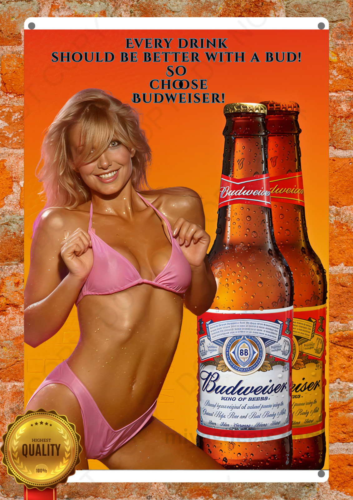 Tequila Patron Metal Sign – Carmen Elektra Metal Poster Bar Wall Decor Read Des