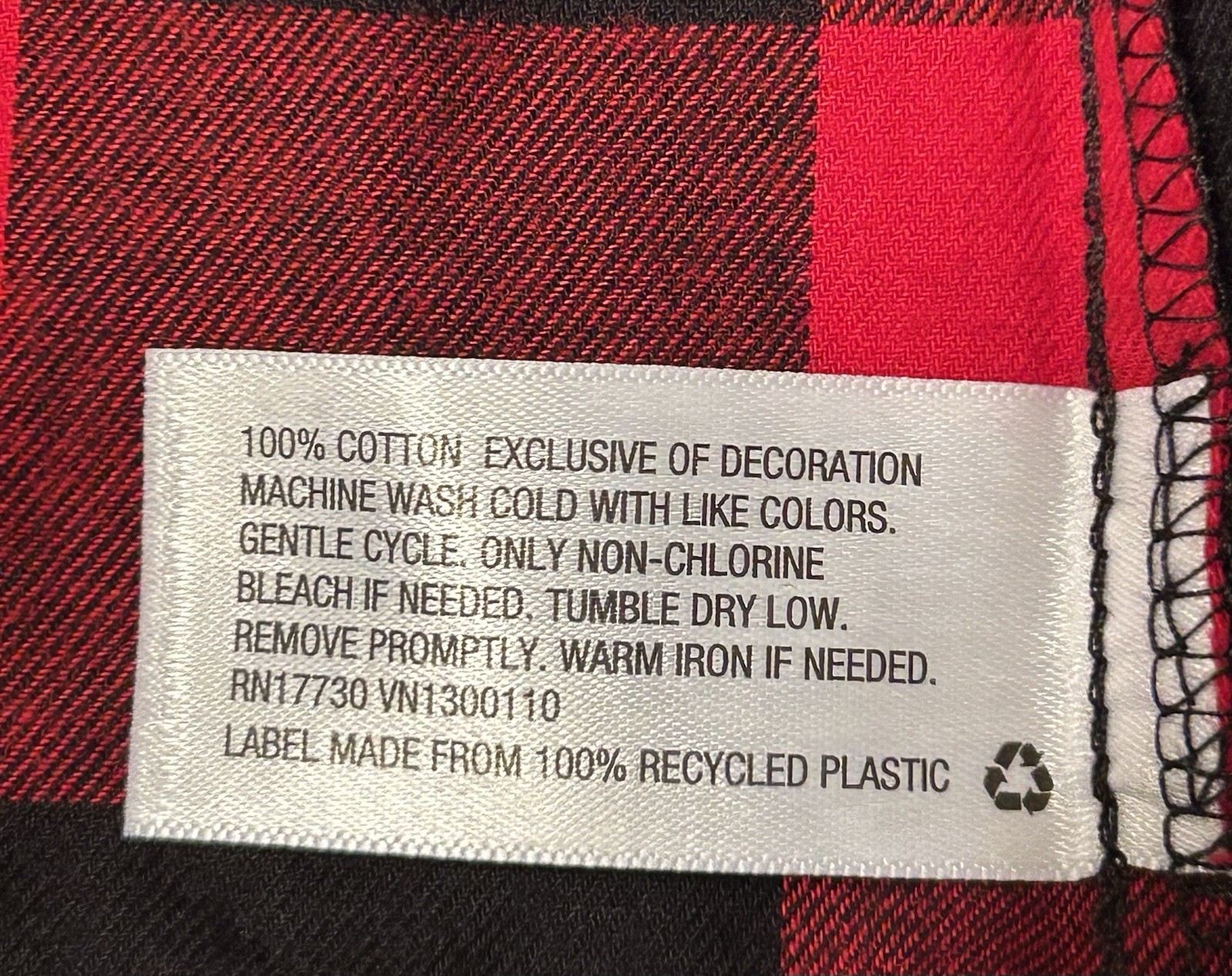 Men's Big & Tall Size 2XL Red Buffalo Check Flannel Pajama Set - Wondershop™ NEW