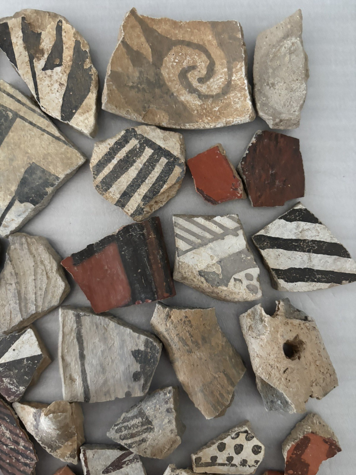 Ancient Anasazi Native American Pottery Shards Arizona L10-F FREE SHIP