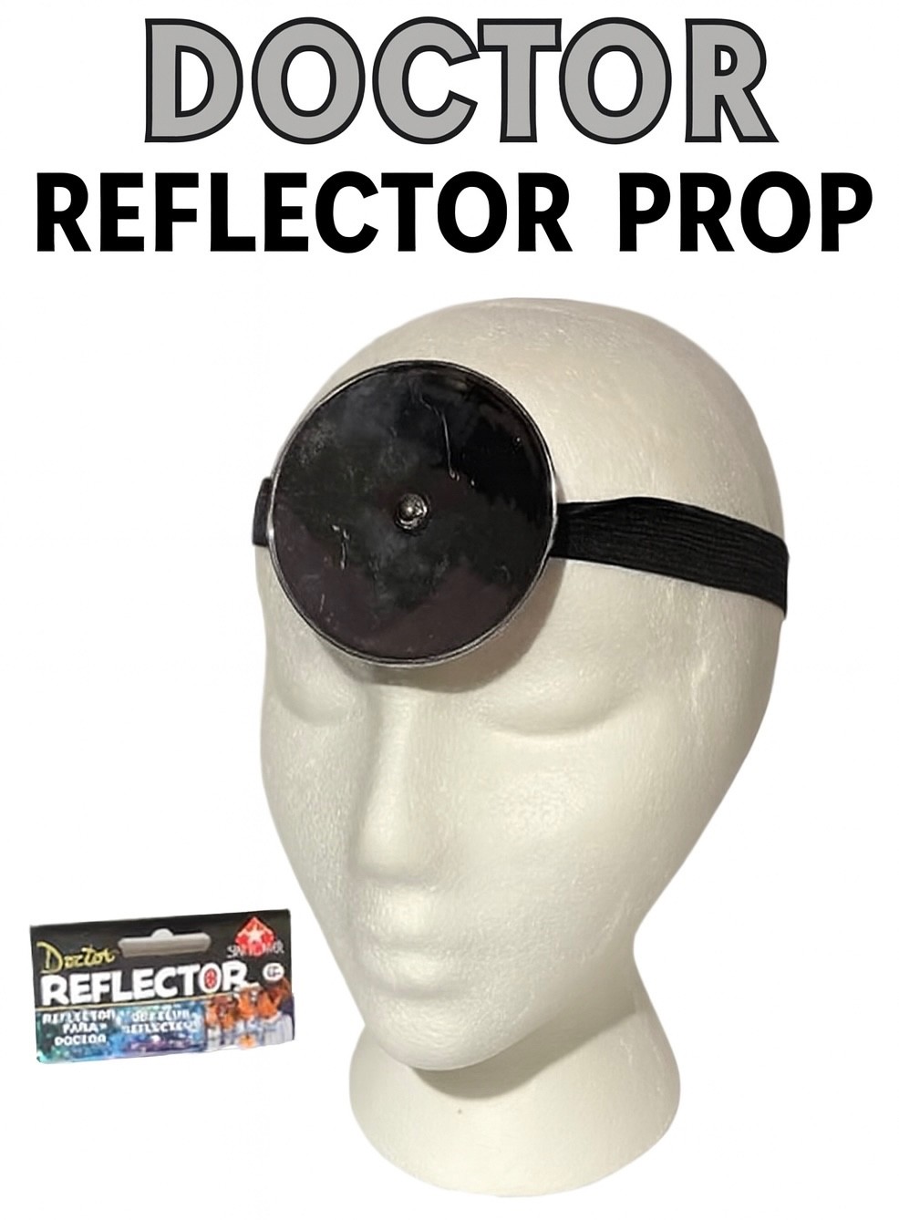 DOCTOR REFLECTOR MIRROR Head Play Fake DR Headband Surgeon Round Gyno Costume