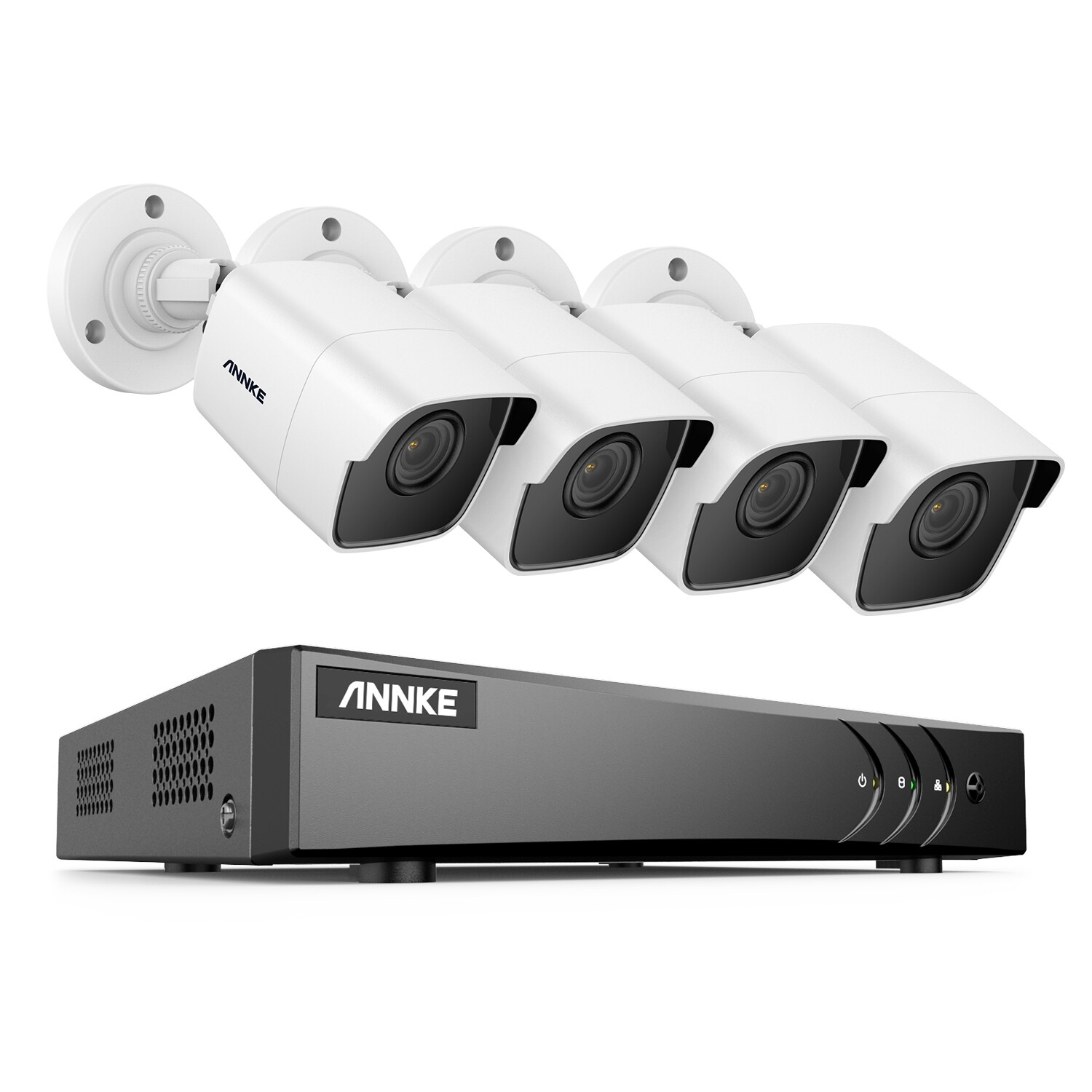 ANNKE 3K 8CH DVR 5MP Outdoor CCTV Security Camera System Human Detection H.265+
