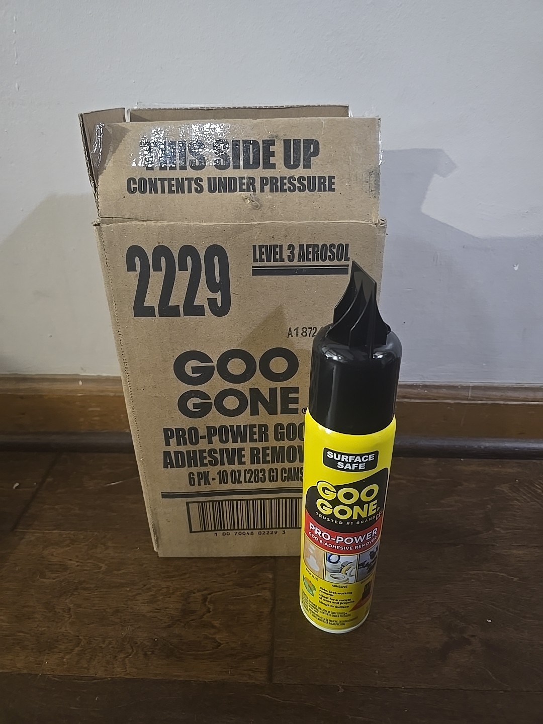 Goo Gone 2229 Heavy Duty Adhesive Remover Gel 8 fl. oz. (Pack of 6)