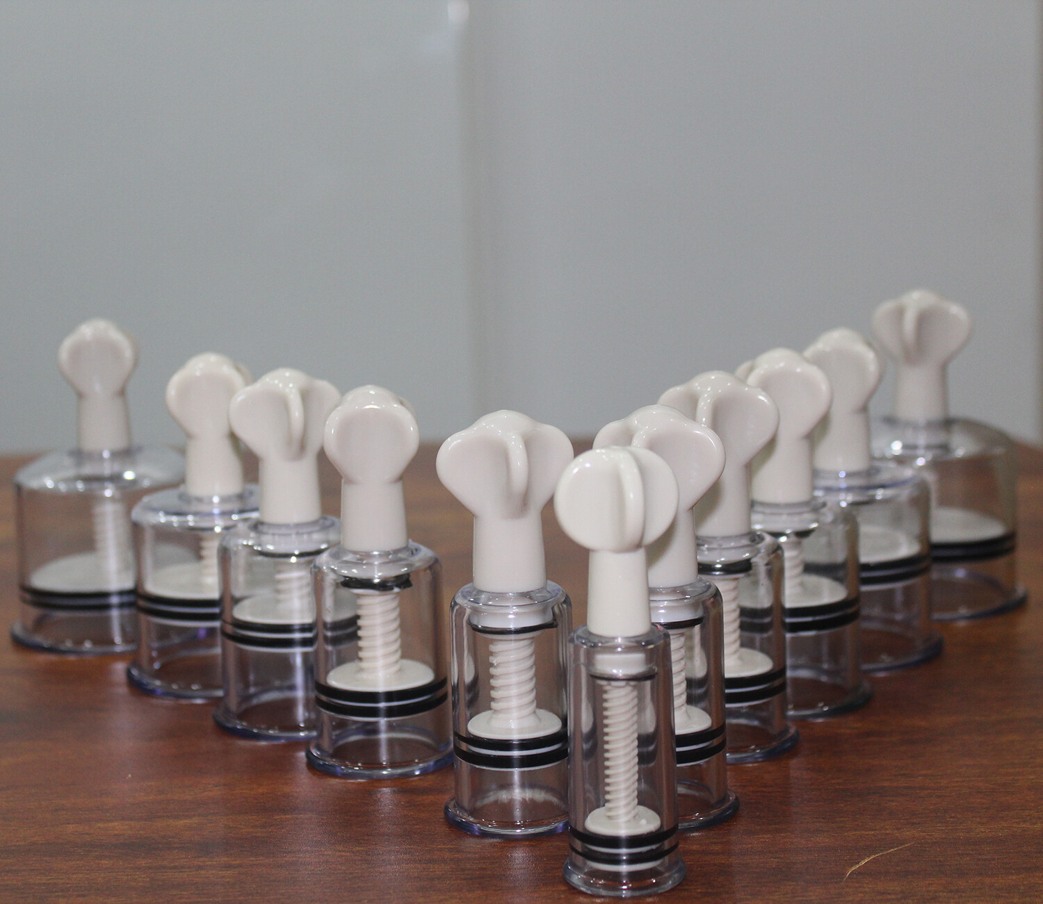 2pcs Vacuum Twist Nipple Cupping Sucker Breast No Pump Enhancer Enlarger Suction