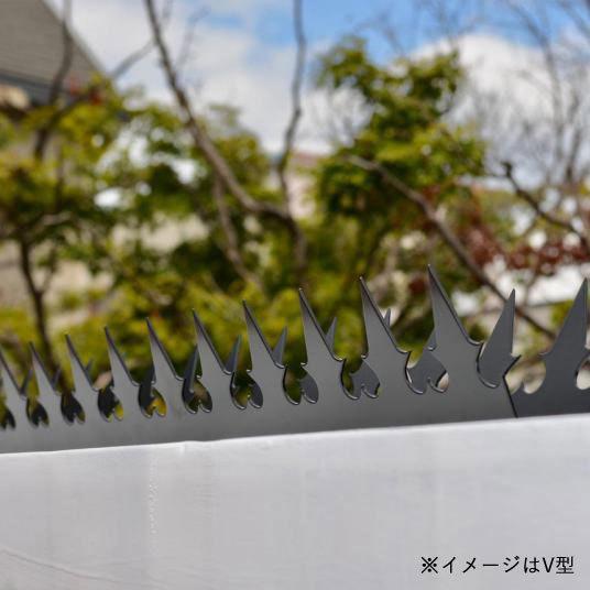 Shinobi GizaGiza Heart Stainless Steel Ninja Deterrent Security Fence Spikes JP