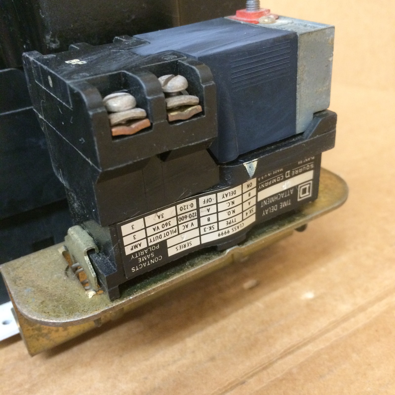 NICE TAKEOUT Square D 8536SF01S Nema Size 4 Motor Starter SER A SUPERB CONDITION