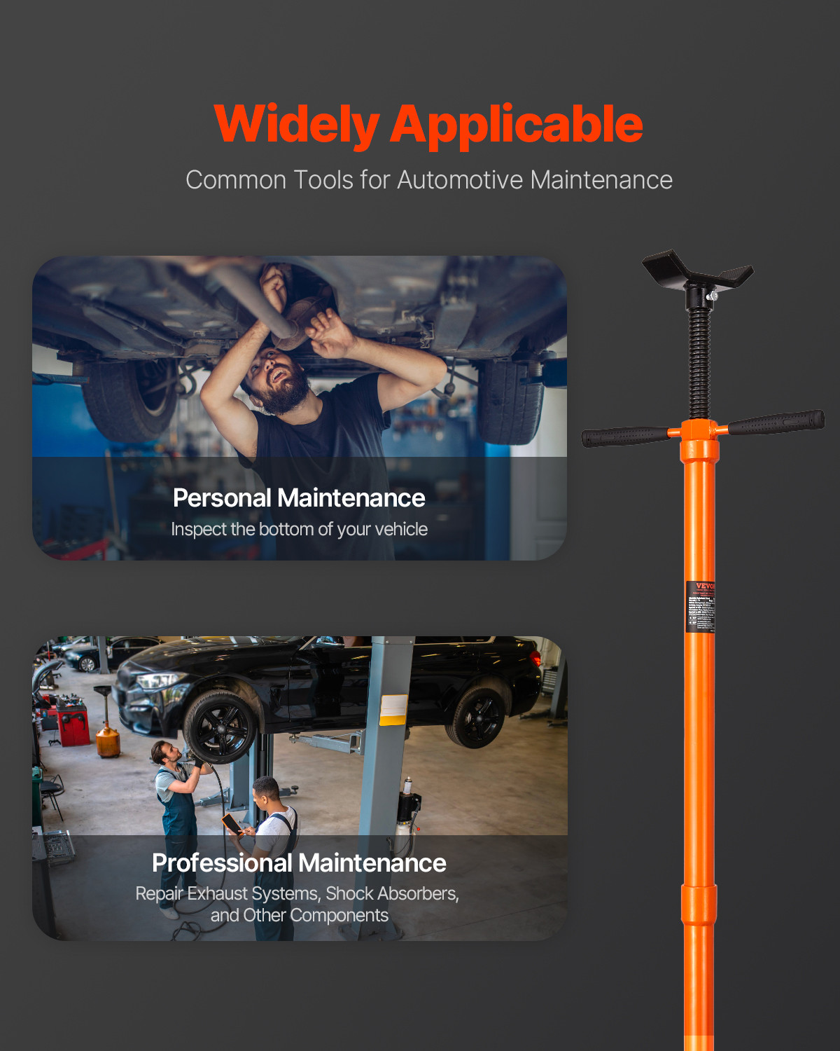 Underhoist Support Stand 3/4Ton Capacity Under Hoist Jack Stand Round Base