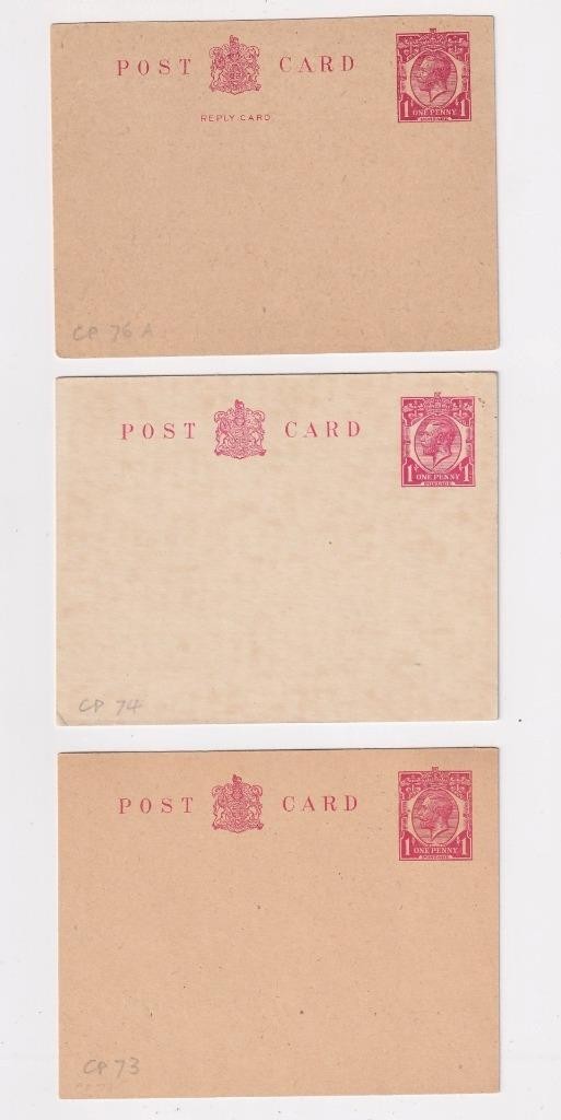GB QV, EDVII, GV, GVI, QEII x 145 Stationery Registered, Envelopes, Lettercards.