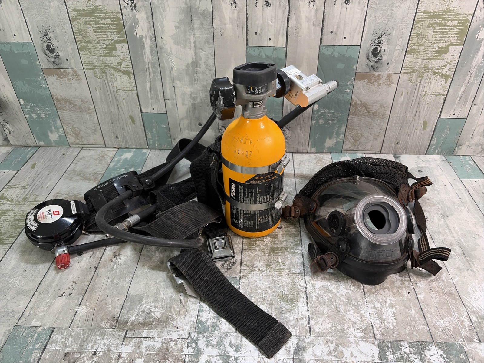 Scott SKA-PAK 5min Emergency Escape Bottle SABA Mobile Air SCBA Work Pack