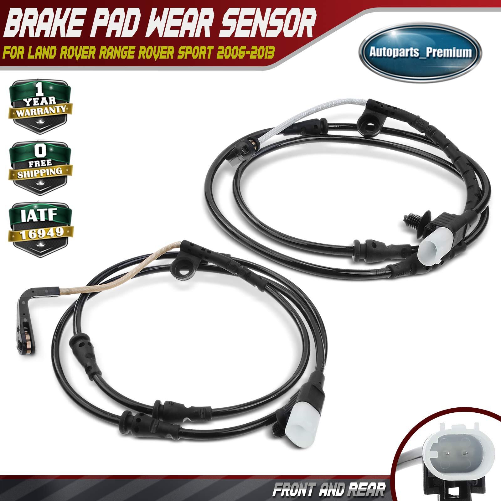 2Pcs Front & Rear Disc Brake Pad Wear Sensor for Land Rover Range Rover Sport