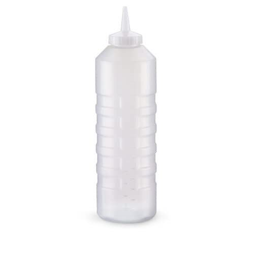 Vollrath 4924-13 Squeeze Bottle - Ribbed, 24 oz. Capacity - Single Bottle
