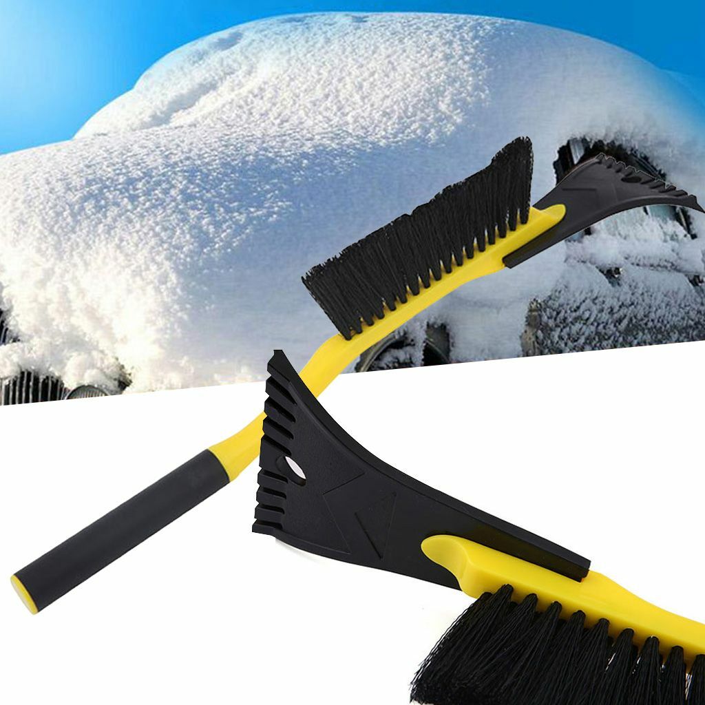 US For Car Truck SUV Windshield Remover Scraper Car Snow Brush with Ice Scraper
