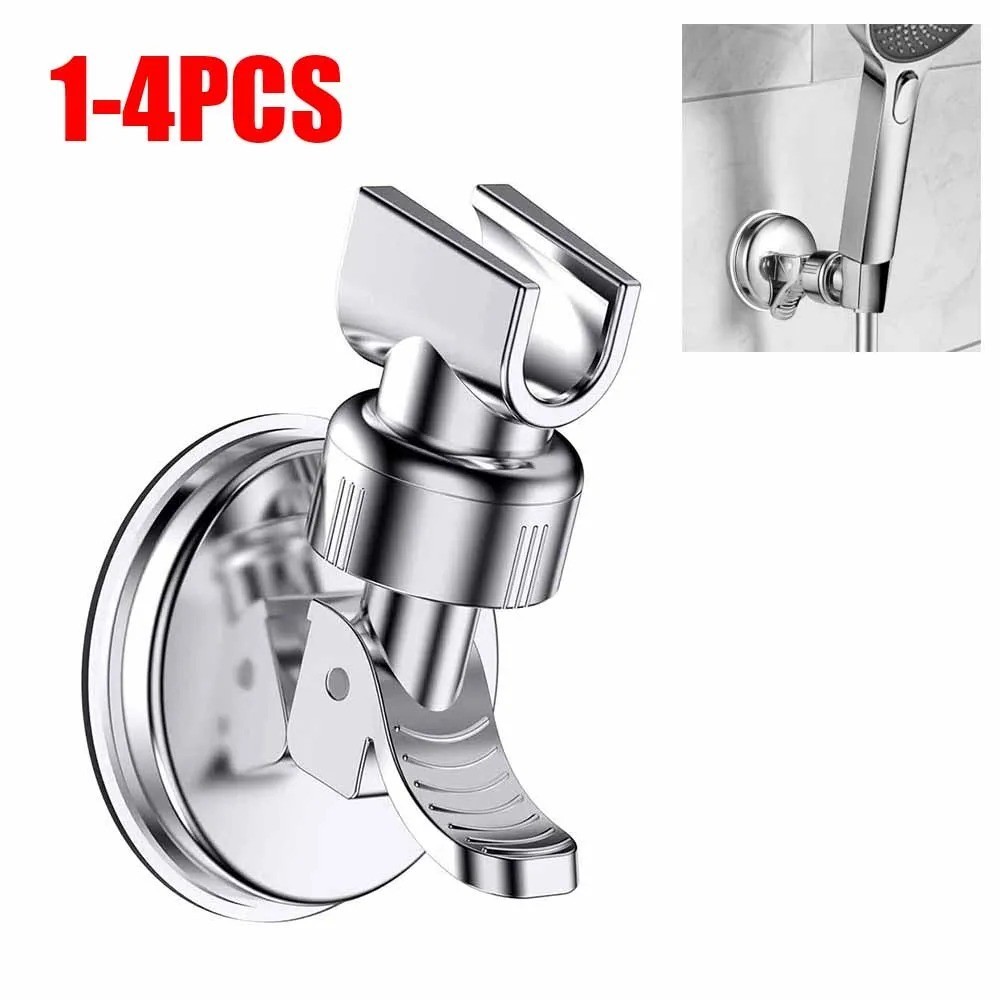 Adjustable Shower Head Holder Suction Cup Handheld Wall Mount Bathroom Bracket