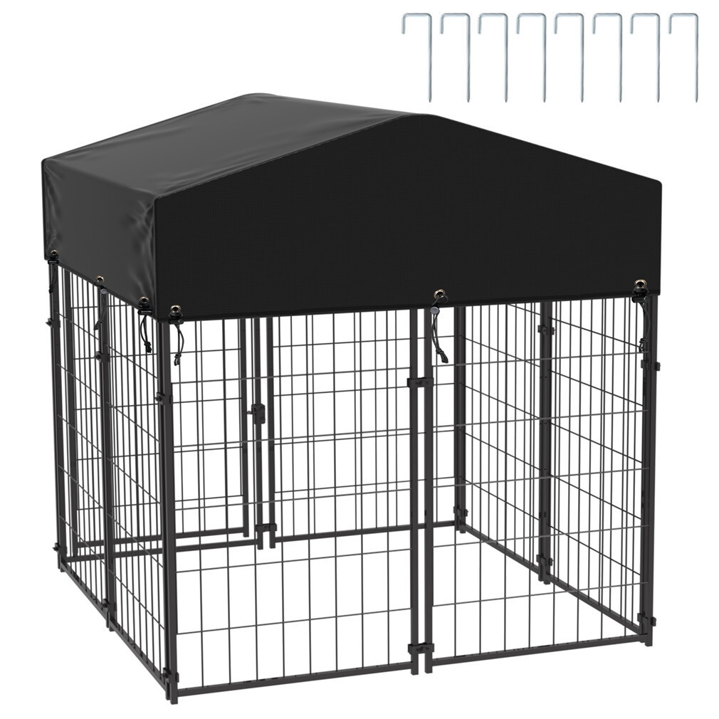 Extra Large Welded Wire Dog Kennel Pet Playpen Outdoor Heavy Duty Dog Crate Cage