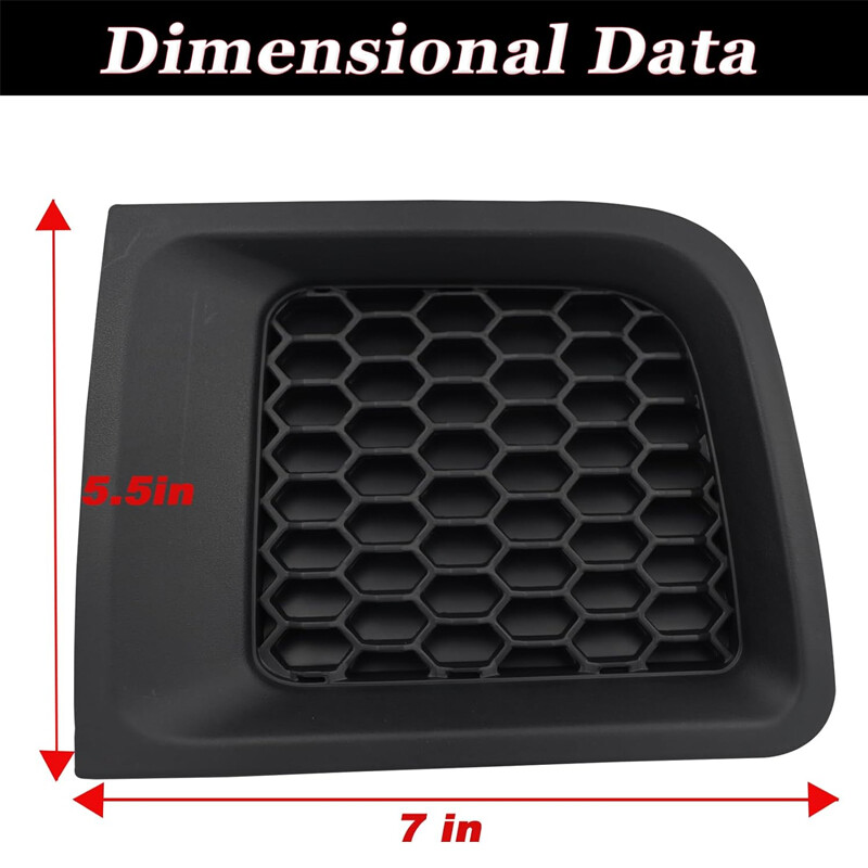 New For 2015-2018 Jeep Renegade Left+Right Front Bumper Lower Grille Bezel Cover