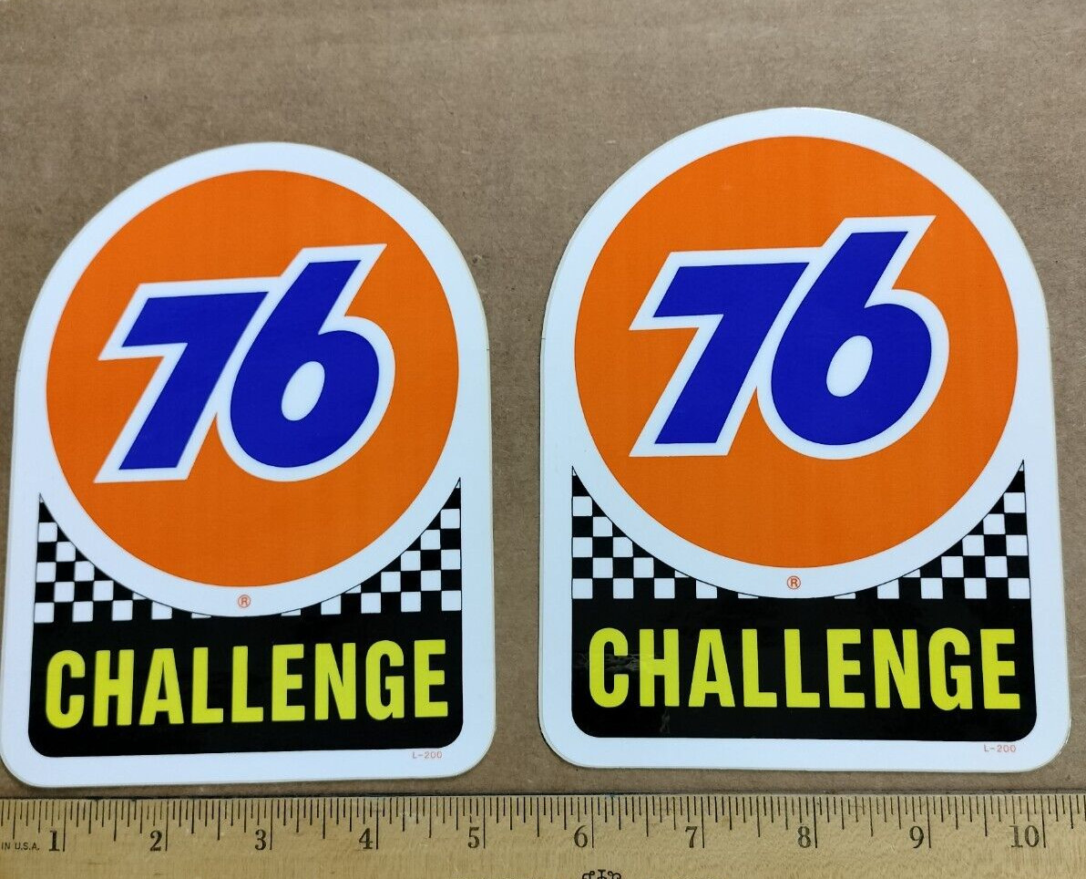 4 - IMSA Camel GT Challenge Series Union 76 New gas racing decal Stickers NOS