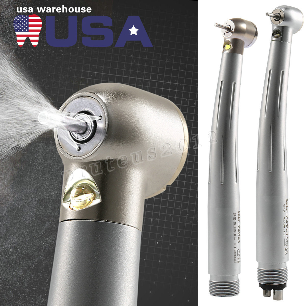 NSK Style Dental Fiber Optic LED E-generator high speed handpiece 4HOLE / 2HOLE