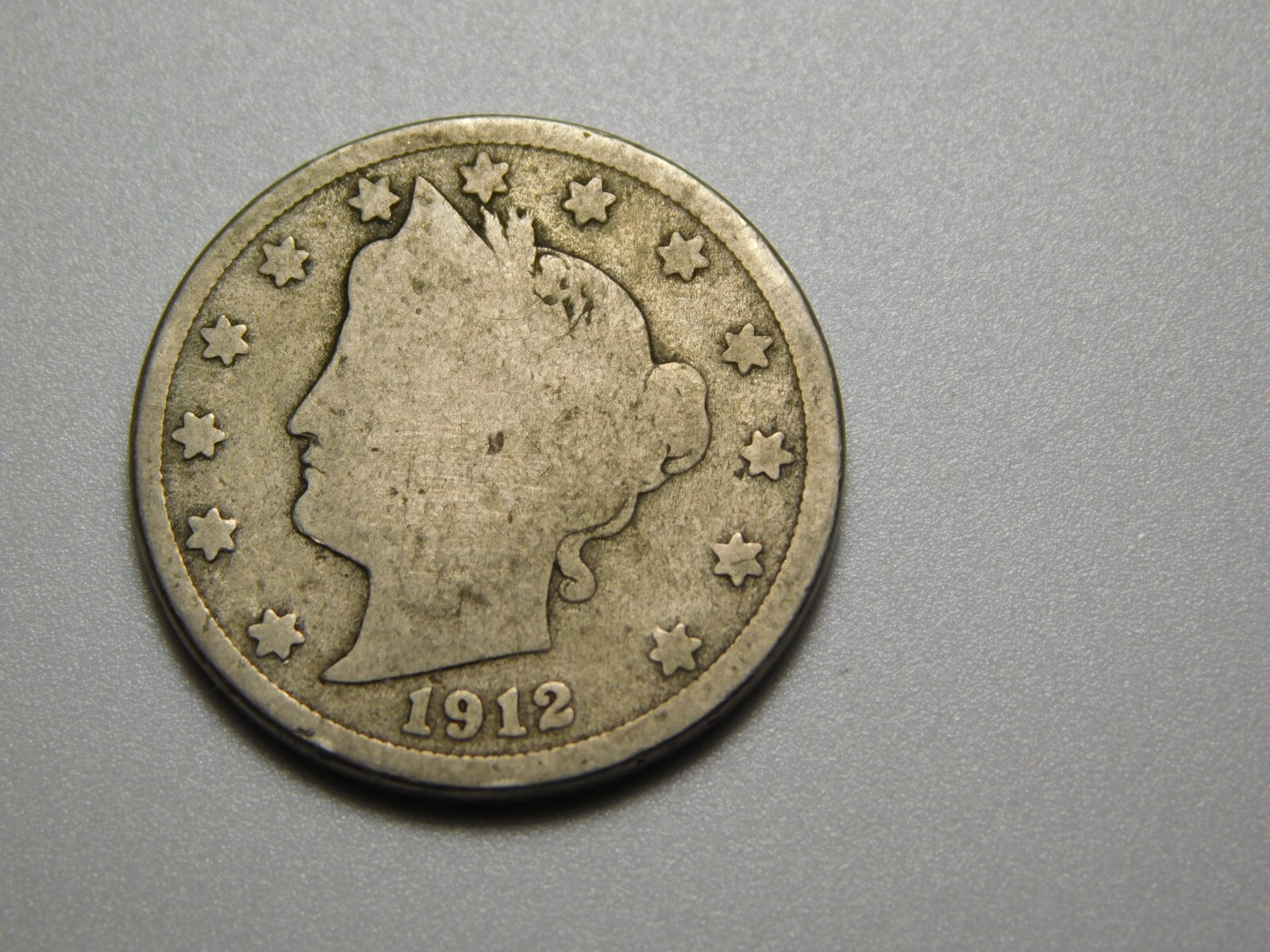 OLD US COIN 1912-D LIBERTY HEAD V NICKEL