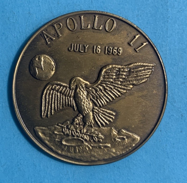Vintage NASA Apollo 11 Project Apollo Coin Eagle Shuttle