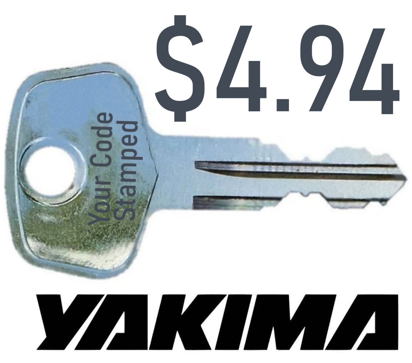 1 YAKIMA Replacement Key SKS Lock Ski Roof Rack Bicycle Cargo Carrier Whispbar