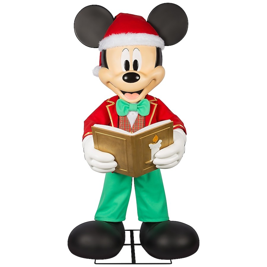 Disney 6.75-ft Lifesize Christmas Mickey Mouse Musical Animatronic