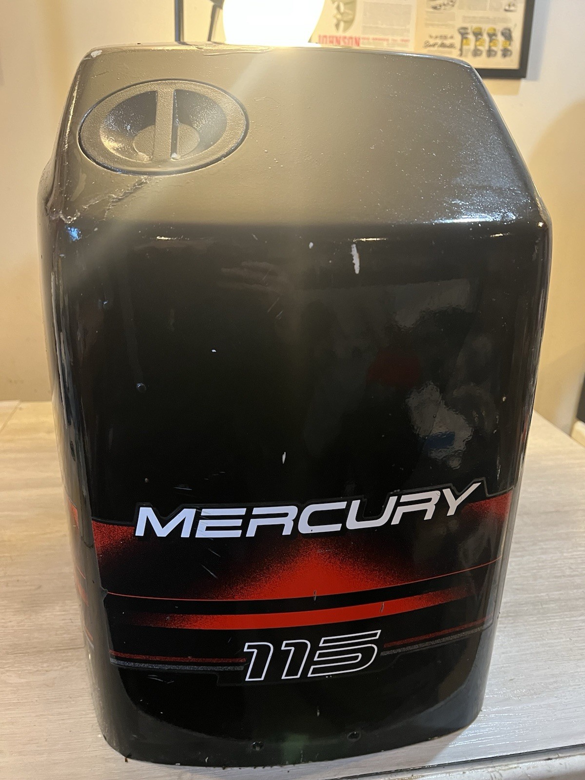 Mercury 100-125 hp 2-stroke outboard top cowl 828354A8