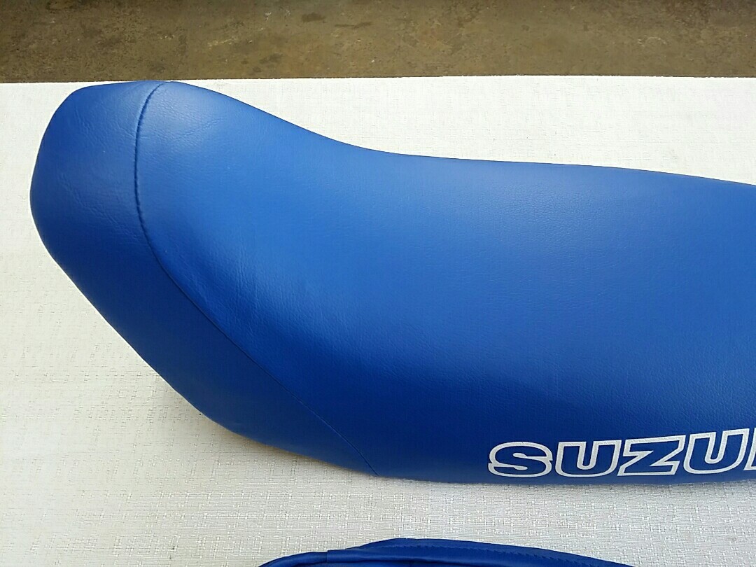 SUZUKI ALT50 LT50 SEAT COVER 1983 TO 1985 MODEL SEAT COVER BLUE**outline** (S53)