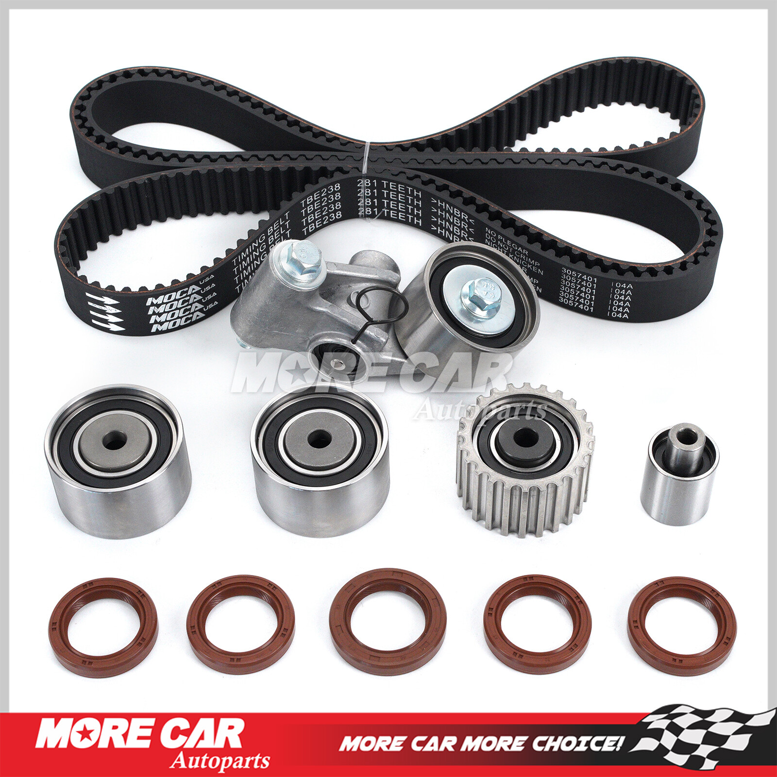 Timing Belt Kit fit 2002-2005 Subaru Impreza WRX 2.0L H4 DOHC Engine Code EJ20T