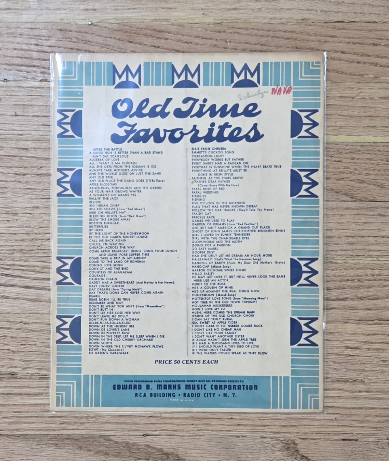 (8) Vintage Music Sheets Lot