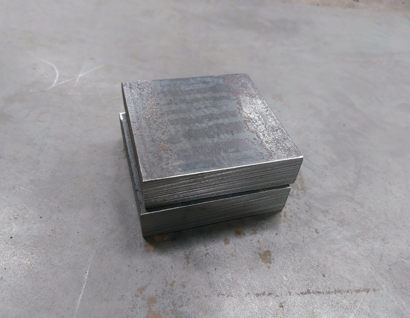1" STEEL PLATE 4" x 4" Flat Bar 2 PIECES