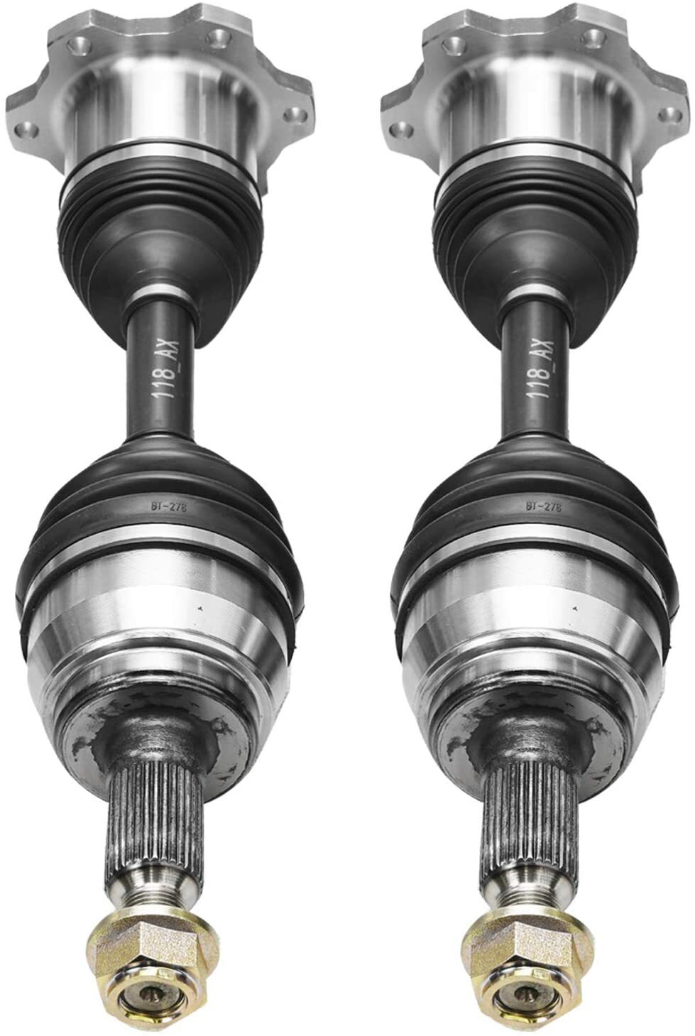 4WD Front CV Axle Shafts for Chevy GMC Avalanche Yukon XL 1500 Cadillac Escalade