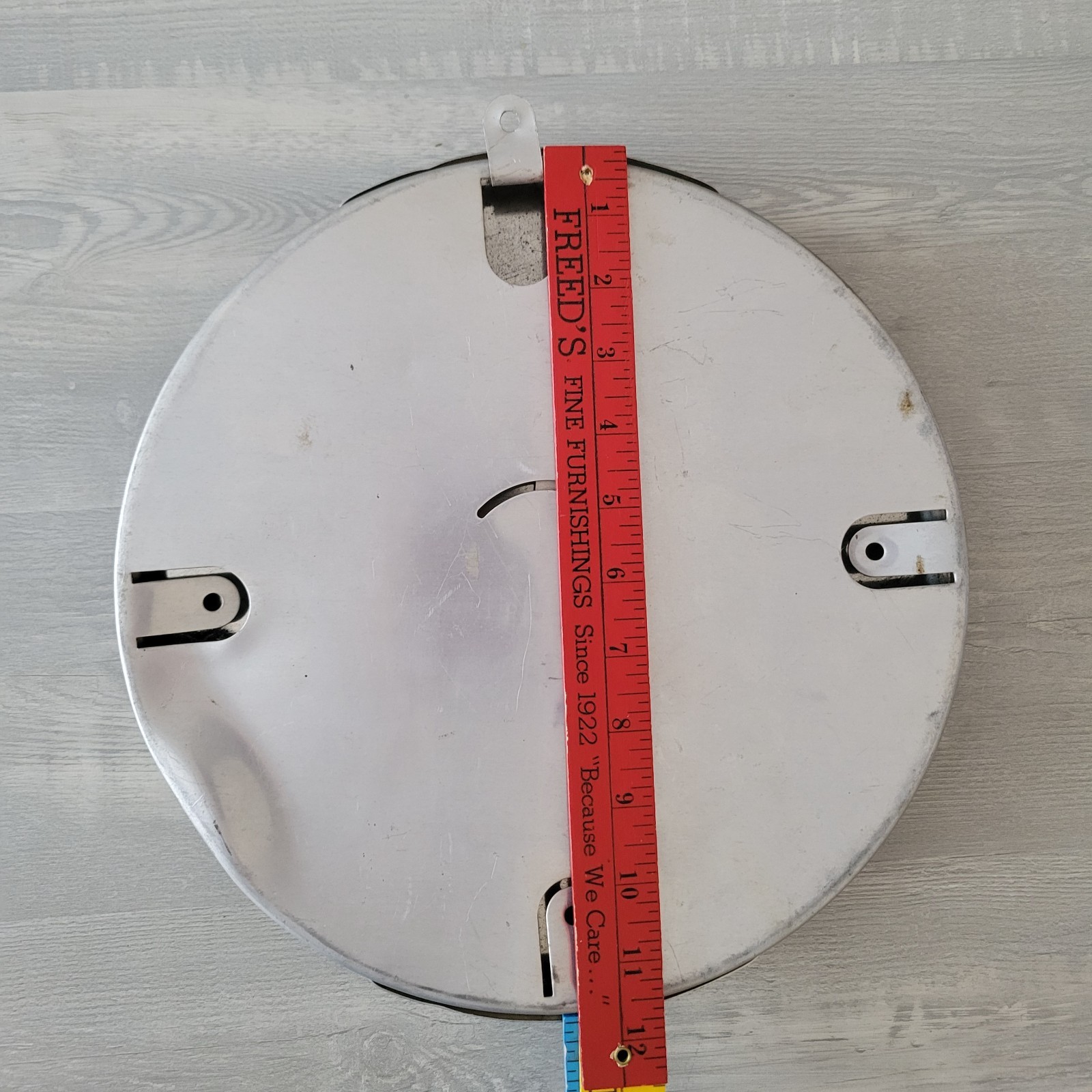 Vintage 58 Orange Crush Thermometer Pam Clock Round Sign Glass Cover Advertising