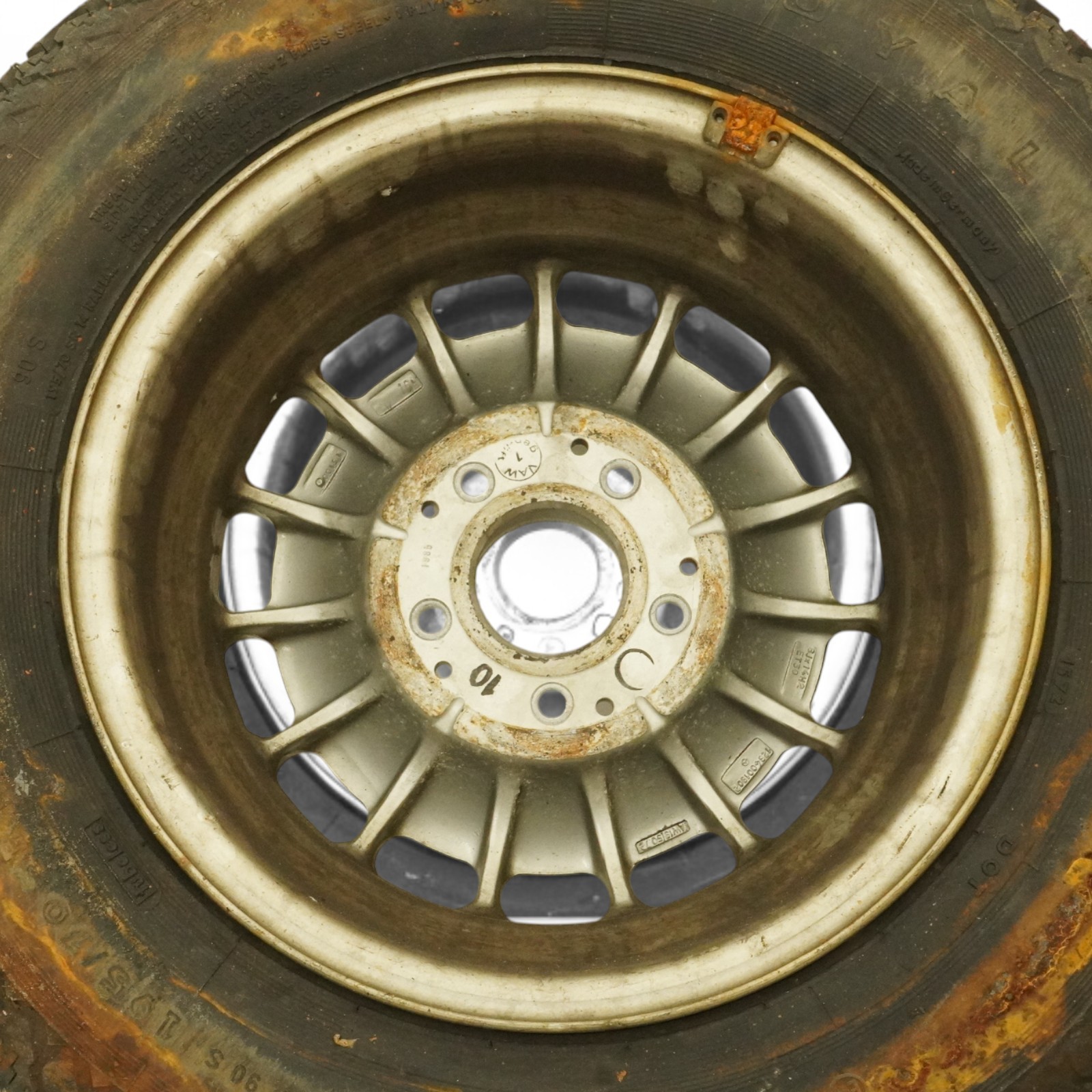 77-85 Mercedes 300D 300Cd 300Td W123 Wheel Rim 14X6j 5-112Mm 1264001902 Oem