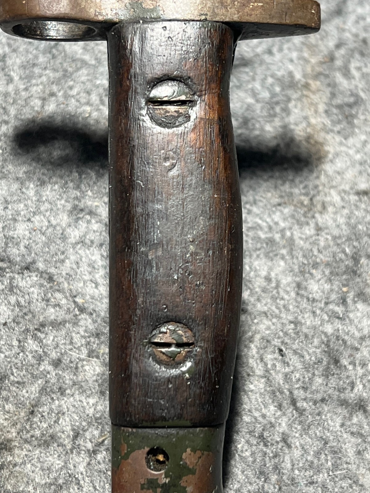 WWI WWII British Pattern 1907 Bayonet/Scabbard by Sanderson Bros