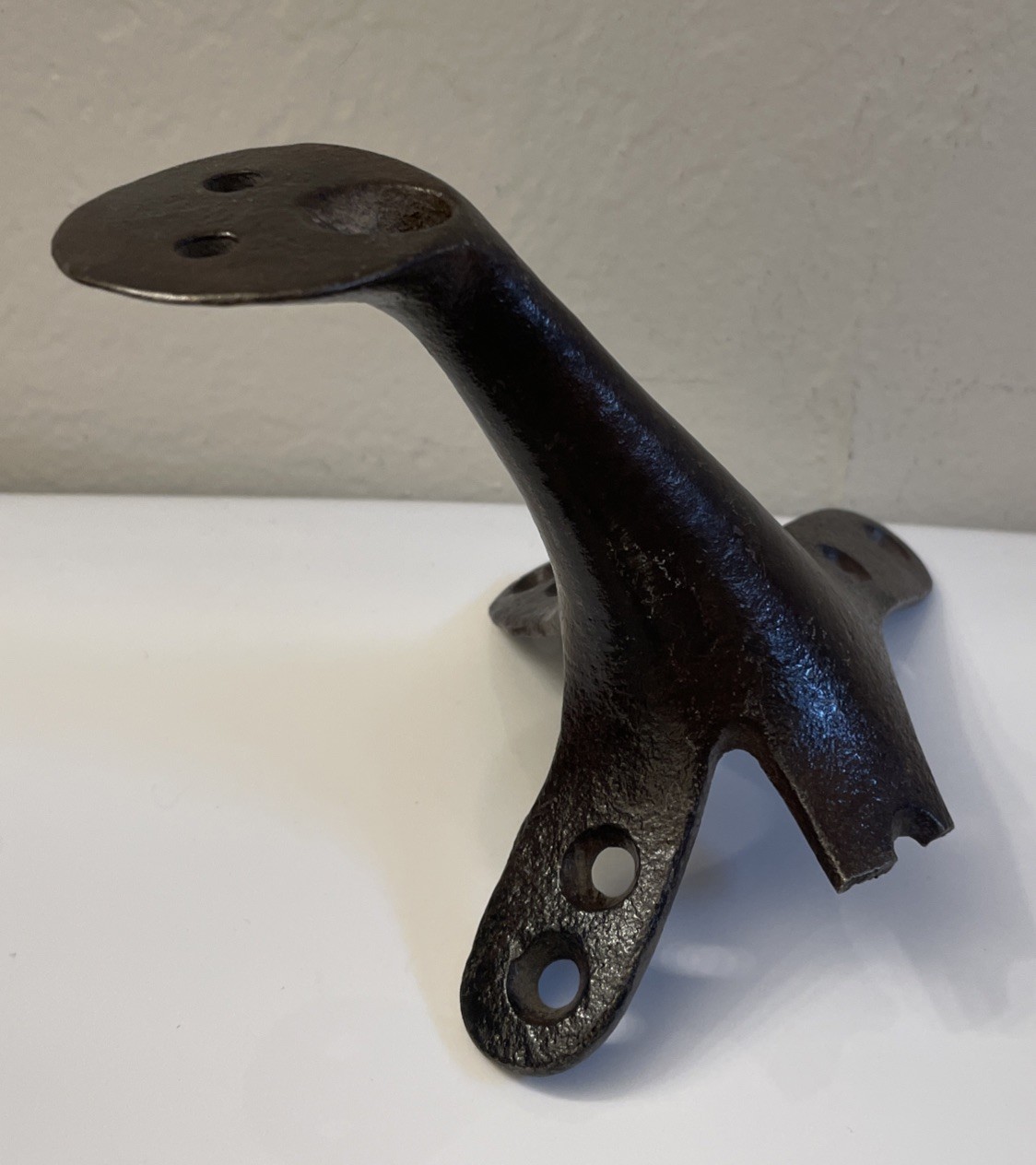 Antique / Vintage Saddle Frame Iron Horn Metal Old West Saddle Horn Part As Is