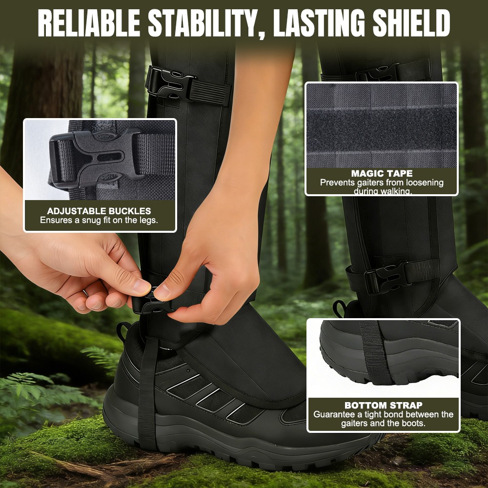 Anti-Bite Snake Guards Waterproof Leg Protection Gaiters Cover fr Outdoor Hiking