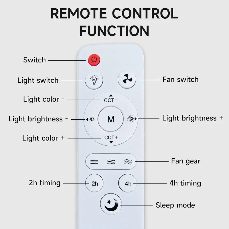 NEW! Universal Basic Remote controller fit for Ceiling Fans with Light