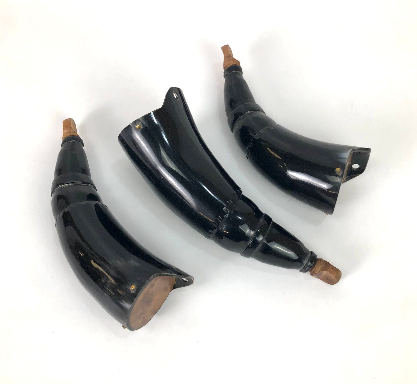 Small Colonial Priming Horn - Black