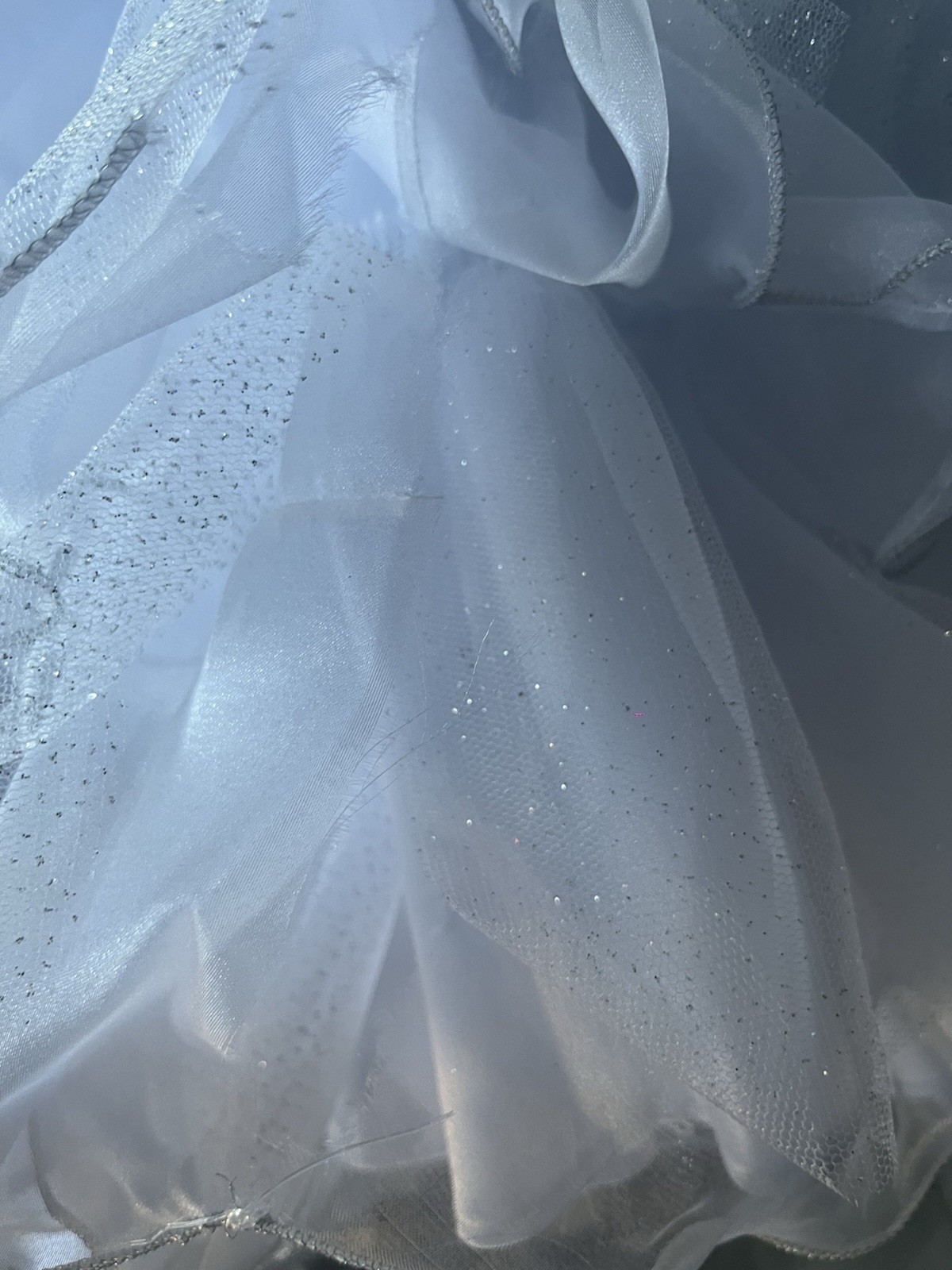 Vestido de Primera Comunión Niña Talla 14 con La Virgen De Guadalupe