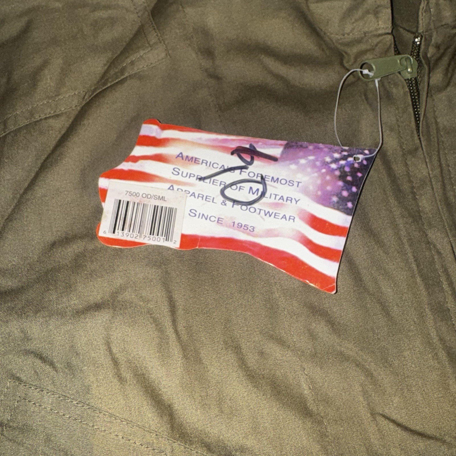 Rothco Flight Suit Small Olive Drab Military Style Coveralls Zip Front NEW