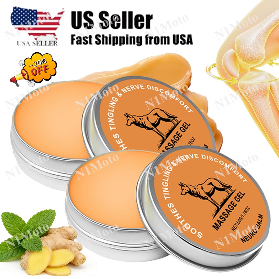 2x Therawolf Neuro Balm, Joint Care Soothing Cream, Joint & Muscle Care