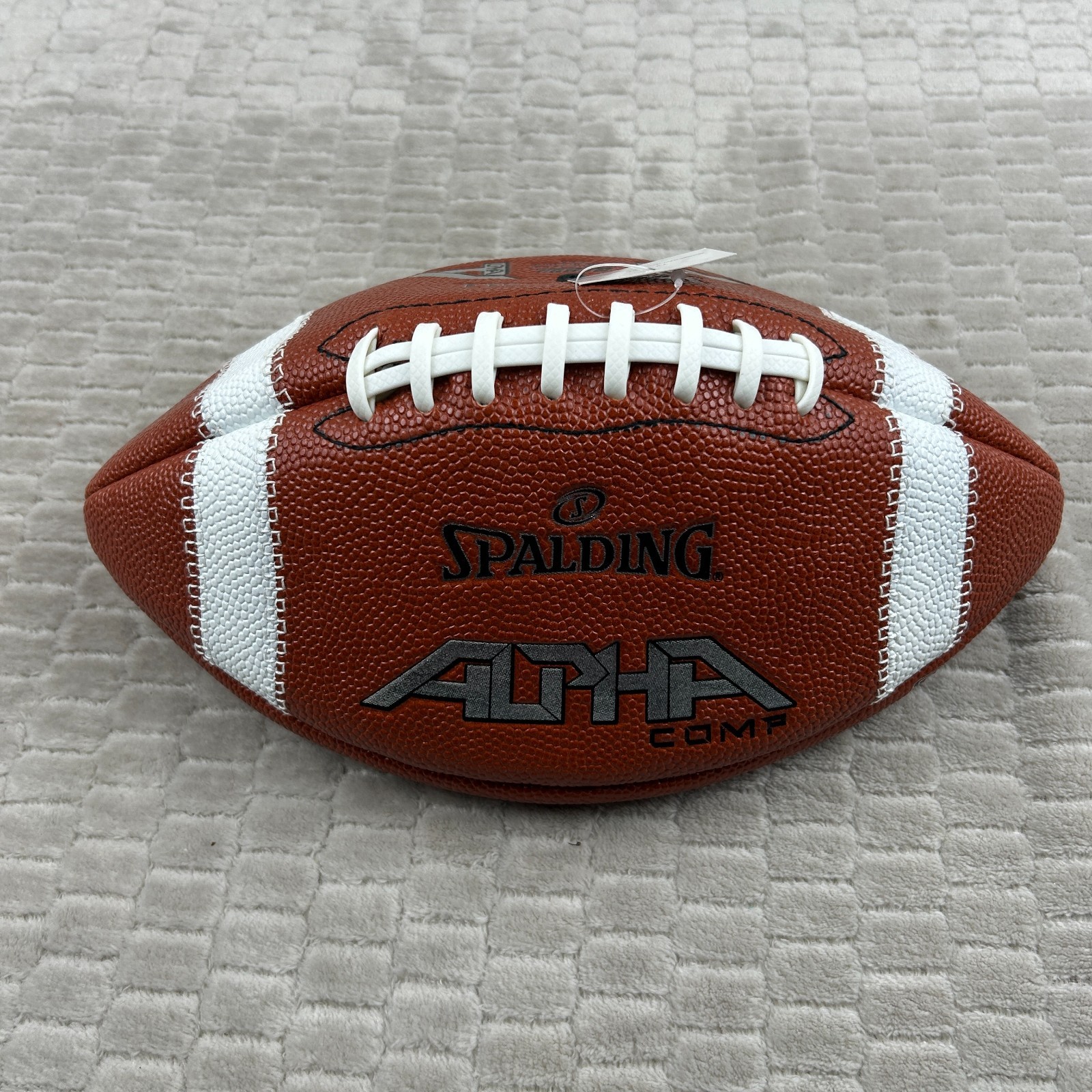Spalding Alpha Varsity Compostie Football Leather Game Training New (Deflated)