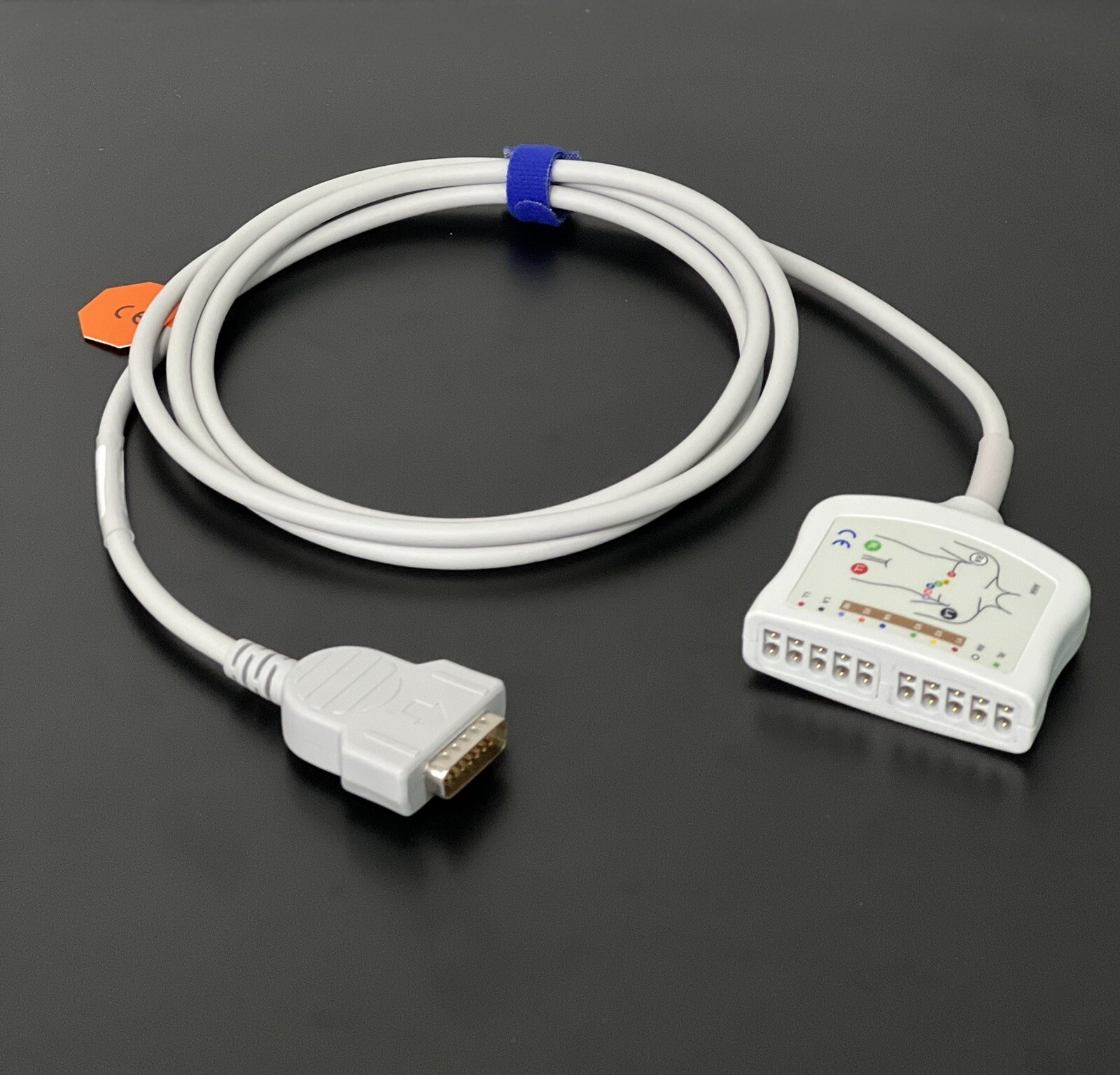 GE MAC 2000 EKG/ECG Bundle - Trunk Cable & ECG Leads - Same Day Shipping