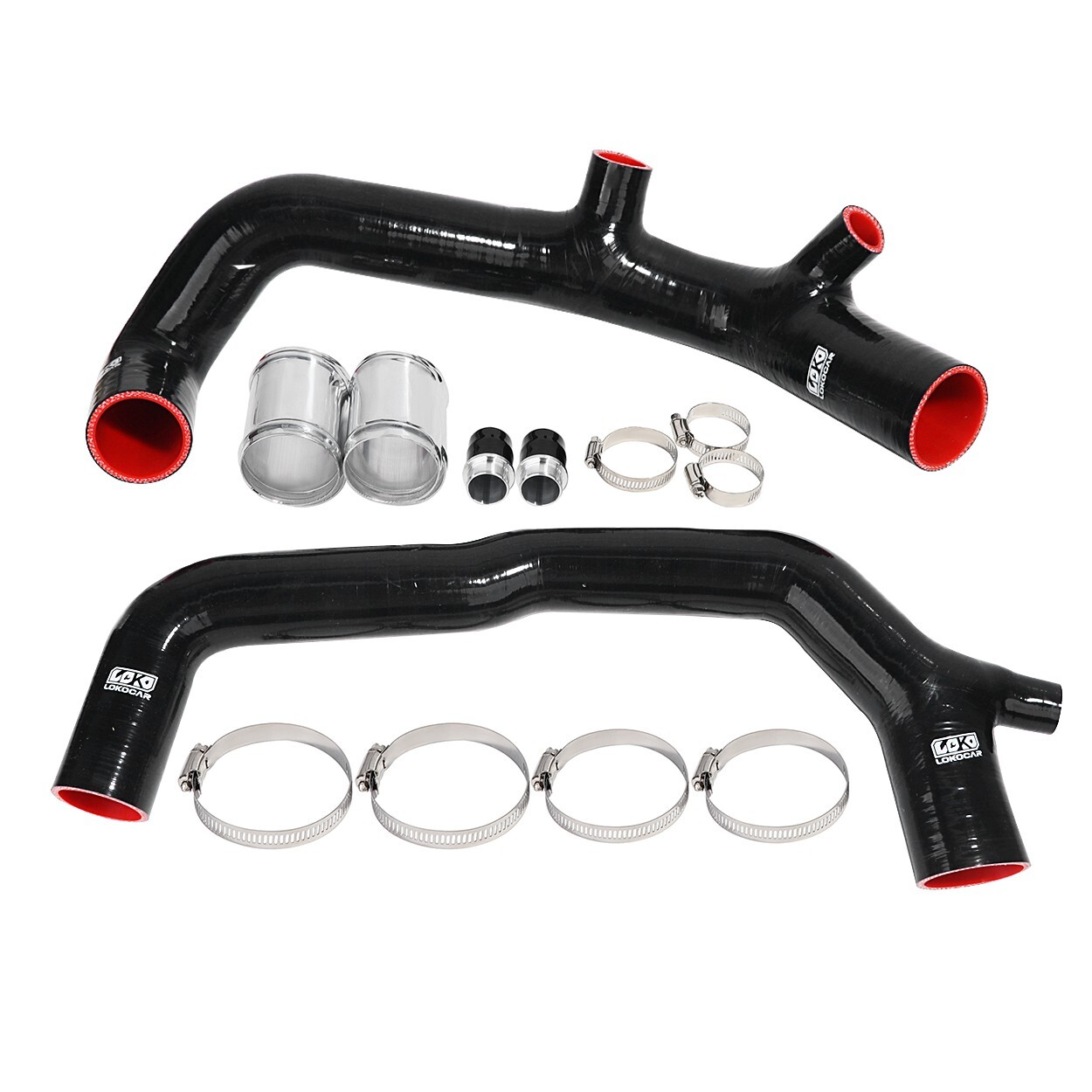 2" Silicone Inlet Intake hose pipe Fits For BMW N54 135i 335i 535i Z4 3.0L Black