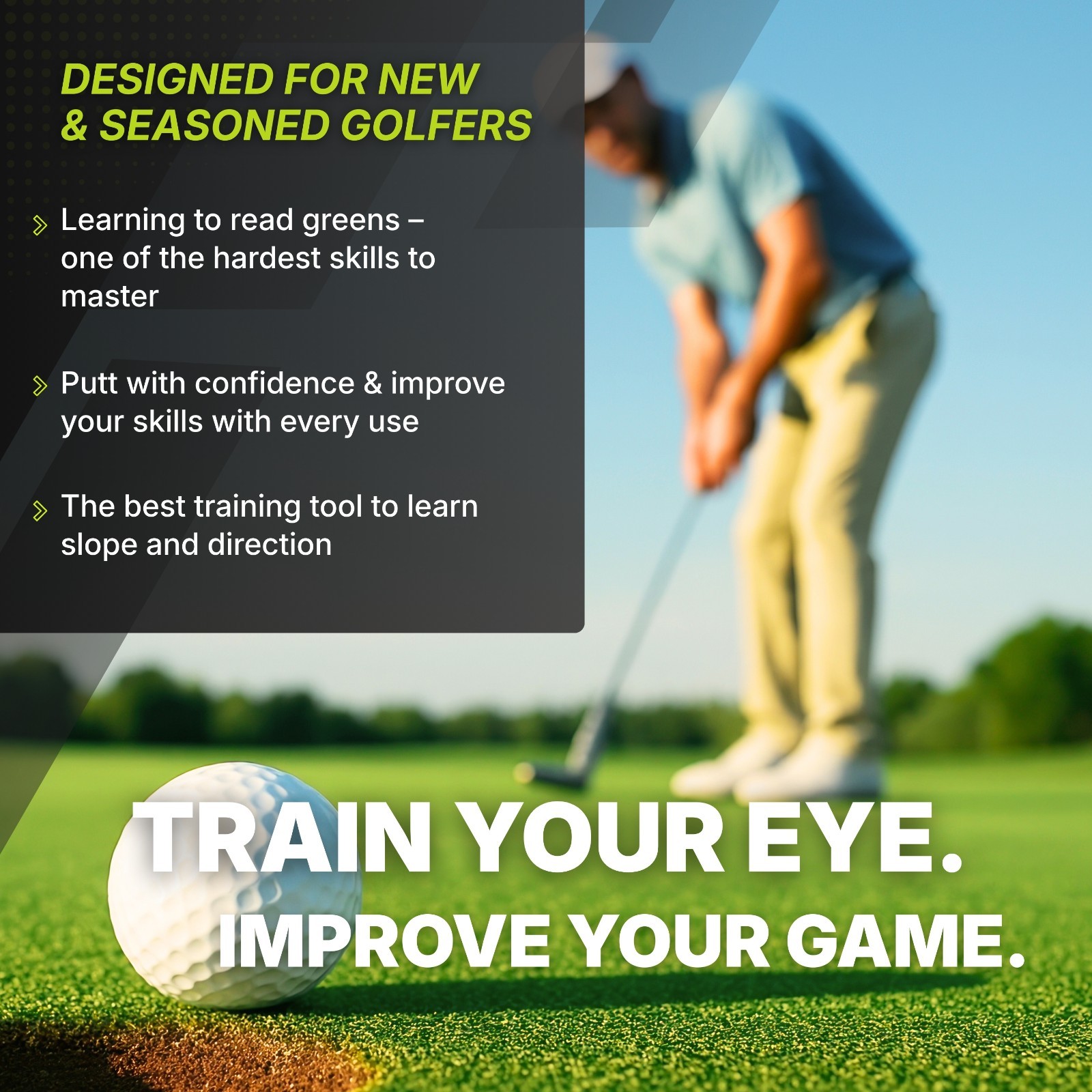 NoBogeys Precision Green Reader - Aluminum Golf Ball Marker