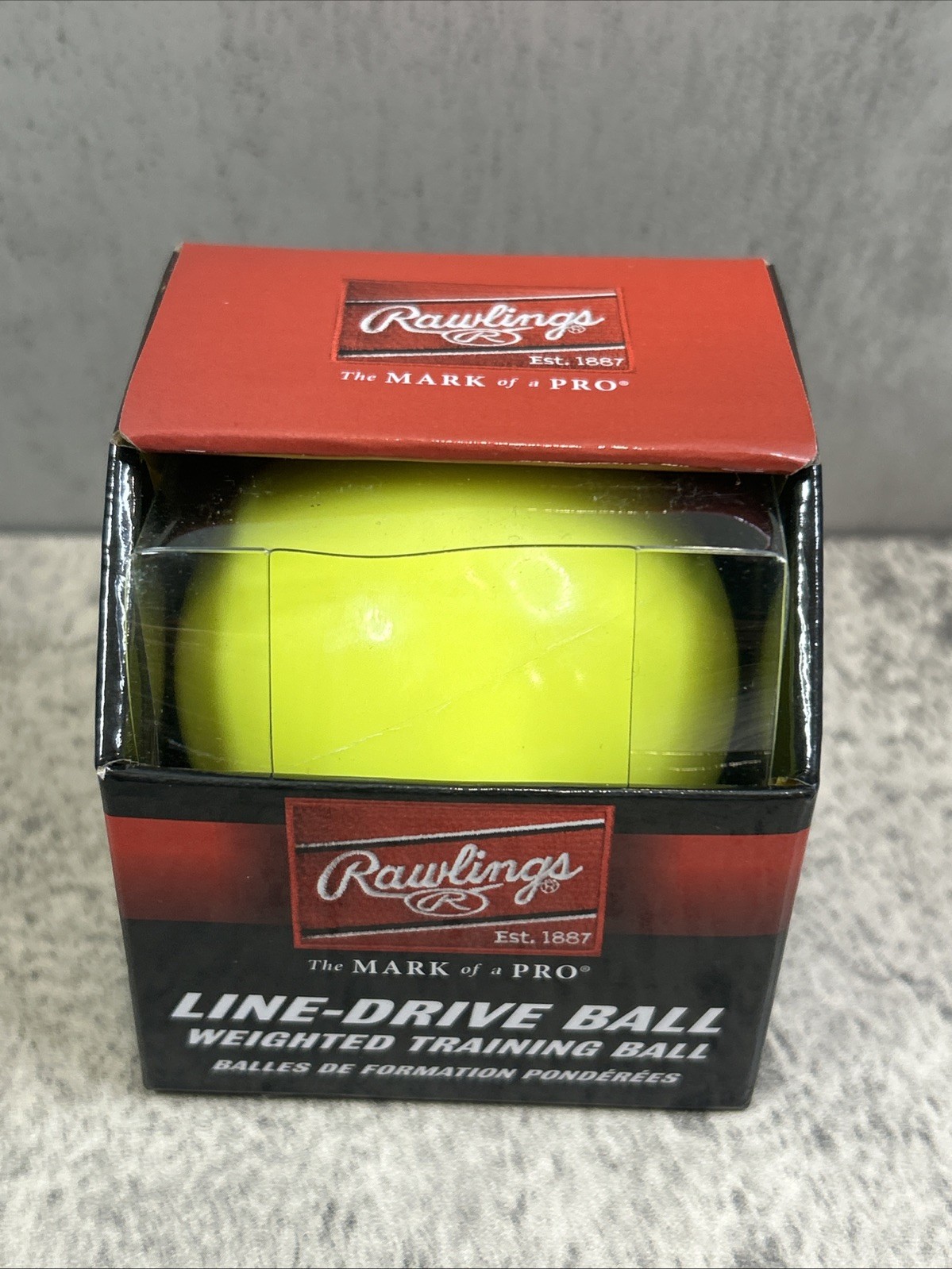 Rawlings 15 oz Weighted PVC Training Ball for Perfecting Hitting Skills