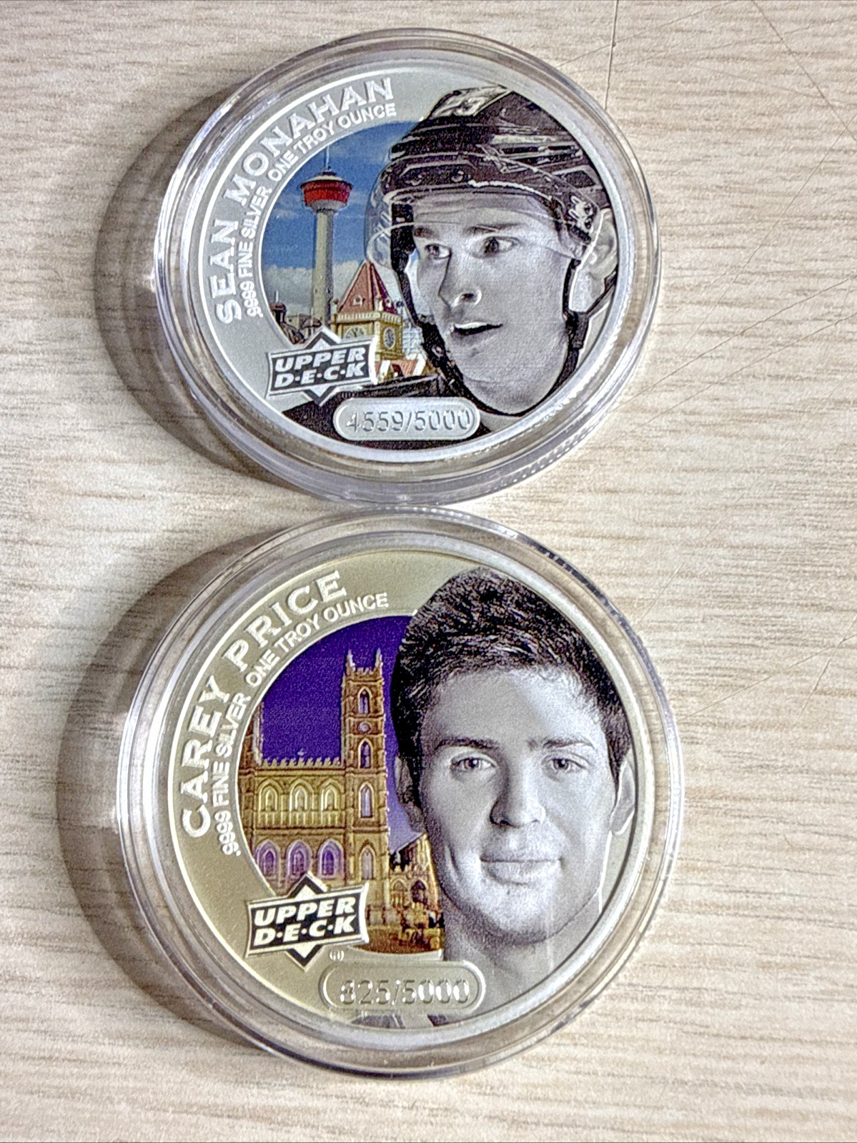 2017 Upper Deck Grandeur .999 Troy Ounce Silver Hockey 4 Coin Lot Jagr Price